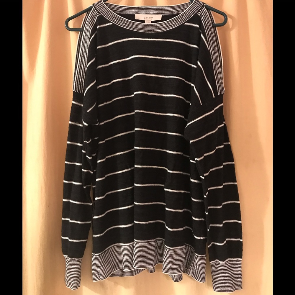 The Loft Cold shoulder NWT NBW sweater